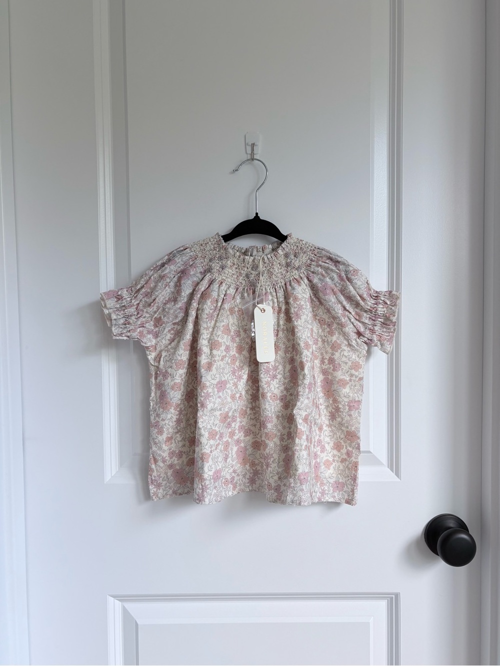 Noralee Maddie Smocked Dress in Pastel Garden NWT